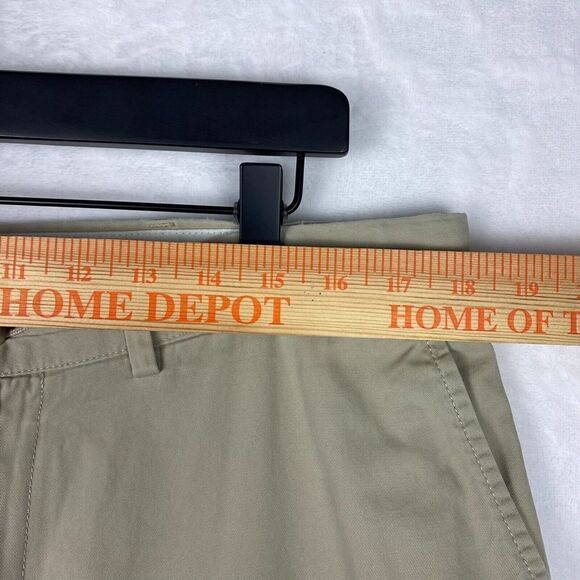 Ralph Lauren Pants Mens Size 36X30 Beige Straight Leg Flat Front 100% Cotton - Picture 9 of 15